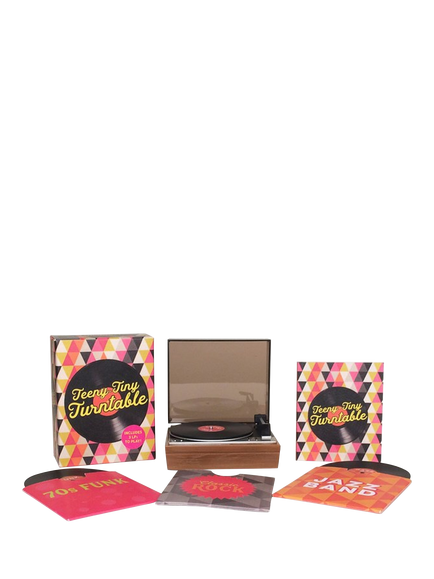 Hachette Book Group Vinyl Turntable Mini Kit, Pink