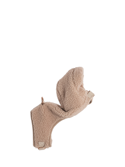 By Teddy Cosy Hoodie Dog Harness, Natural Oatmeal, Small - view 2, Natural Oatmeal
