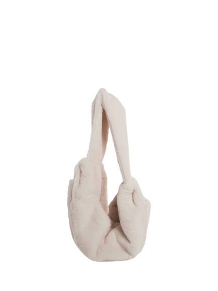 By Teddy Plush Puppy Sling Bag, Natural Cream - view 2, Natural Cream