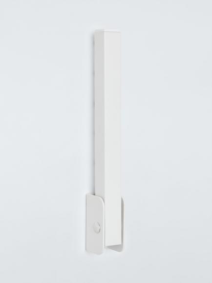 John Lewis Wall Mounted Flip Down Hanger, White - view 2, White
