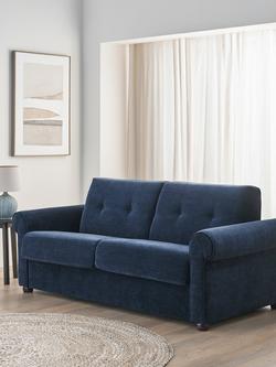 John Lewis Slumber Classic Large 3 Seater Sofa Bed - view 2, Ocean