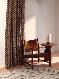 John Lewis Rove Woven Leather Armchair, Tan Leather - view 2, Tan Leather