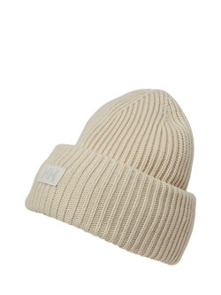 Helly Hansen Rib Knit Beanie Hat, Cream, 034 Cream
