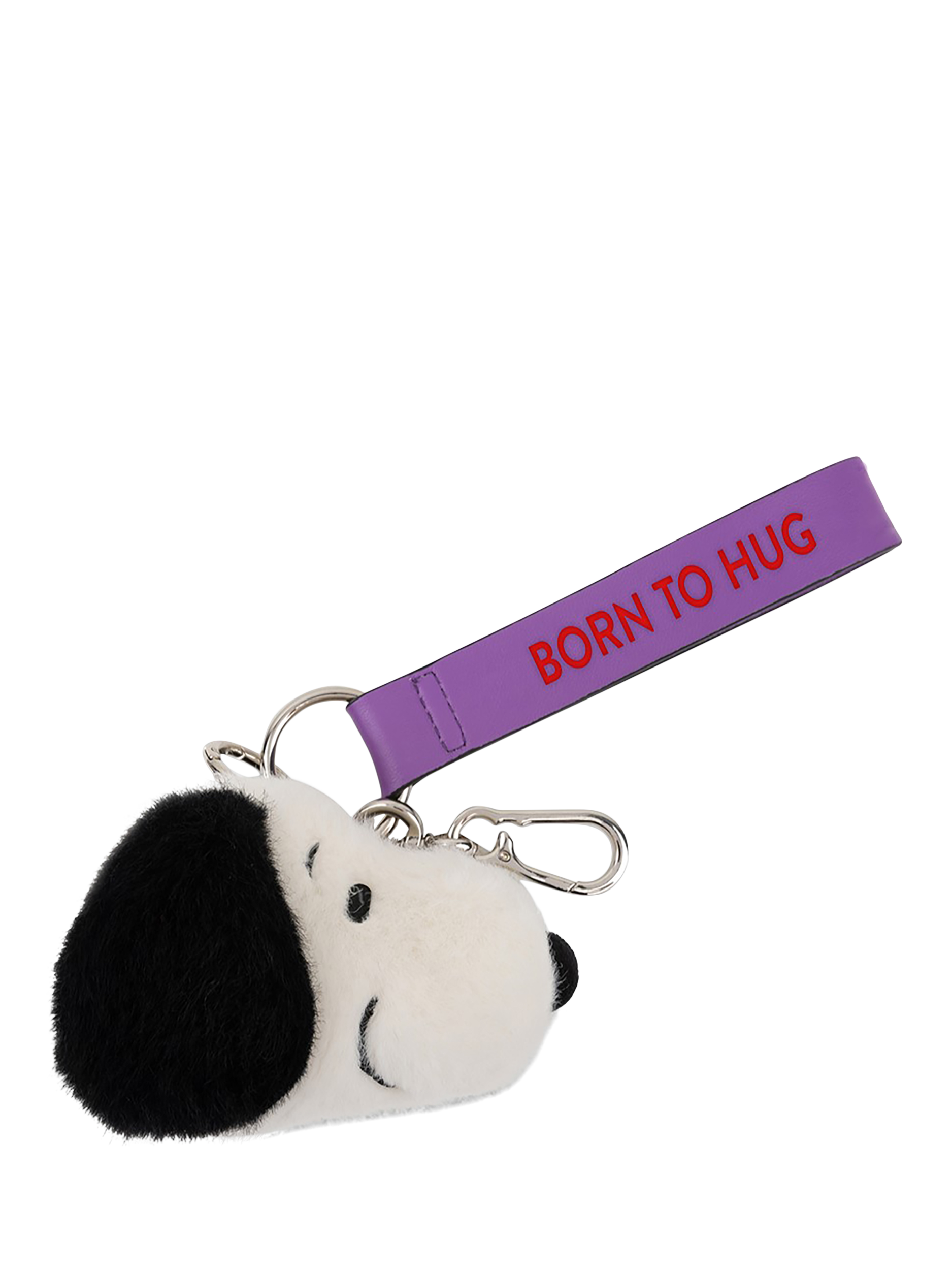 Product image 1 of 1, which shows Bon Ton Toys Snoopy Bag Charm Keyring, Cream