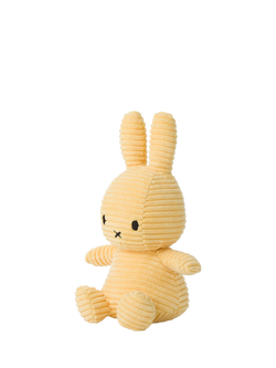 Bon Ton Toys Miffy Corduroy Soft Toy, 23cm - view 2, Buttercream