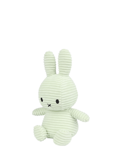 Bon Ton Toys Miffy Corduroy Soft Toy, 23cm - view 2, Fresh Mint