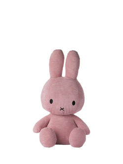 Bon Ton Toys Miffy Corduroy Soft Toy, 50cm, Pink, Pink
