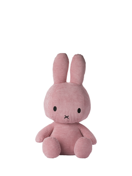 Bon Ton Toys Miffy Corduroy Soft Toy, 50cm, Pink, Pink