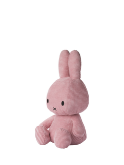 Bon Ton Toys Miffy Corduroy Soft Toy, 50cm, Pink - view 2, Pink