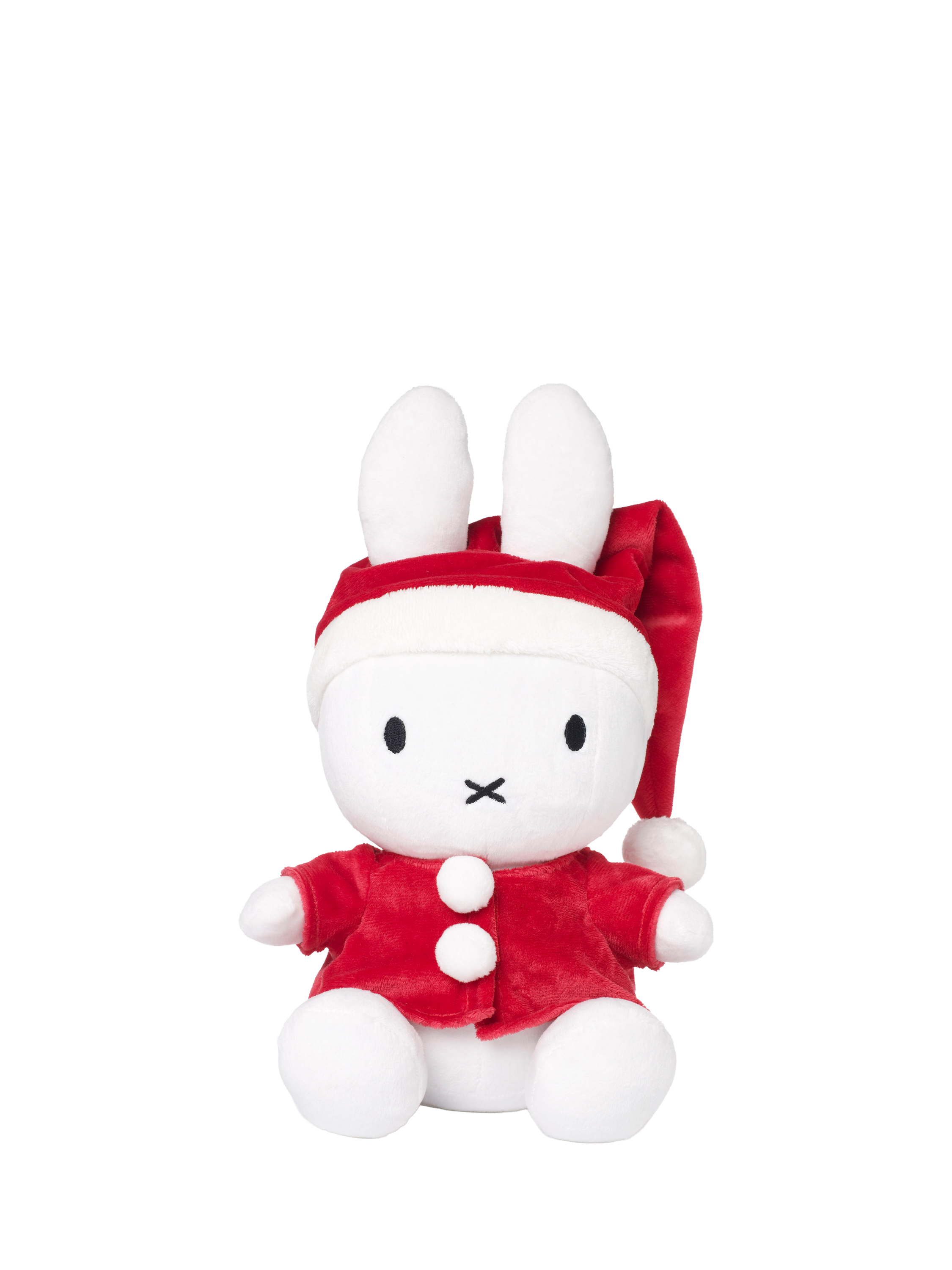 Bon Ton Toys Miffy Santa Plush Soft Toy, 33cm, Multi
