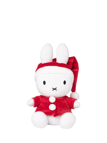 Bon Ton Toys Miffy Santa Plush Soft Toy, 33cm, Multi, Multi