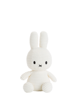 Bon Ton Toys Miffy Corduroy Soft Toy, 23cm, White