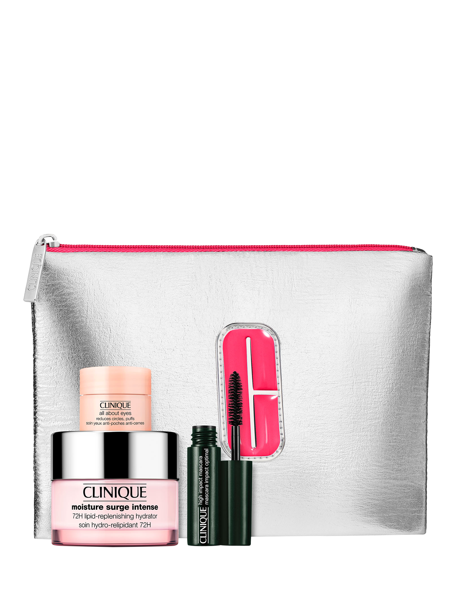 Product image 2 of 7, which shows Clinique Glow and Go Bold Skincare & Makeup Gift Set