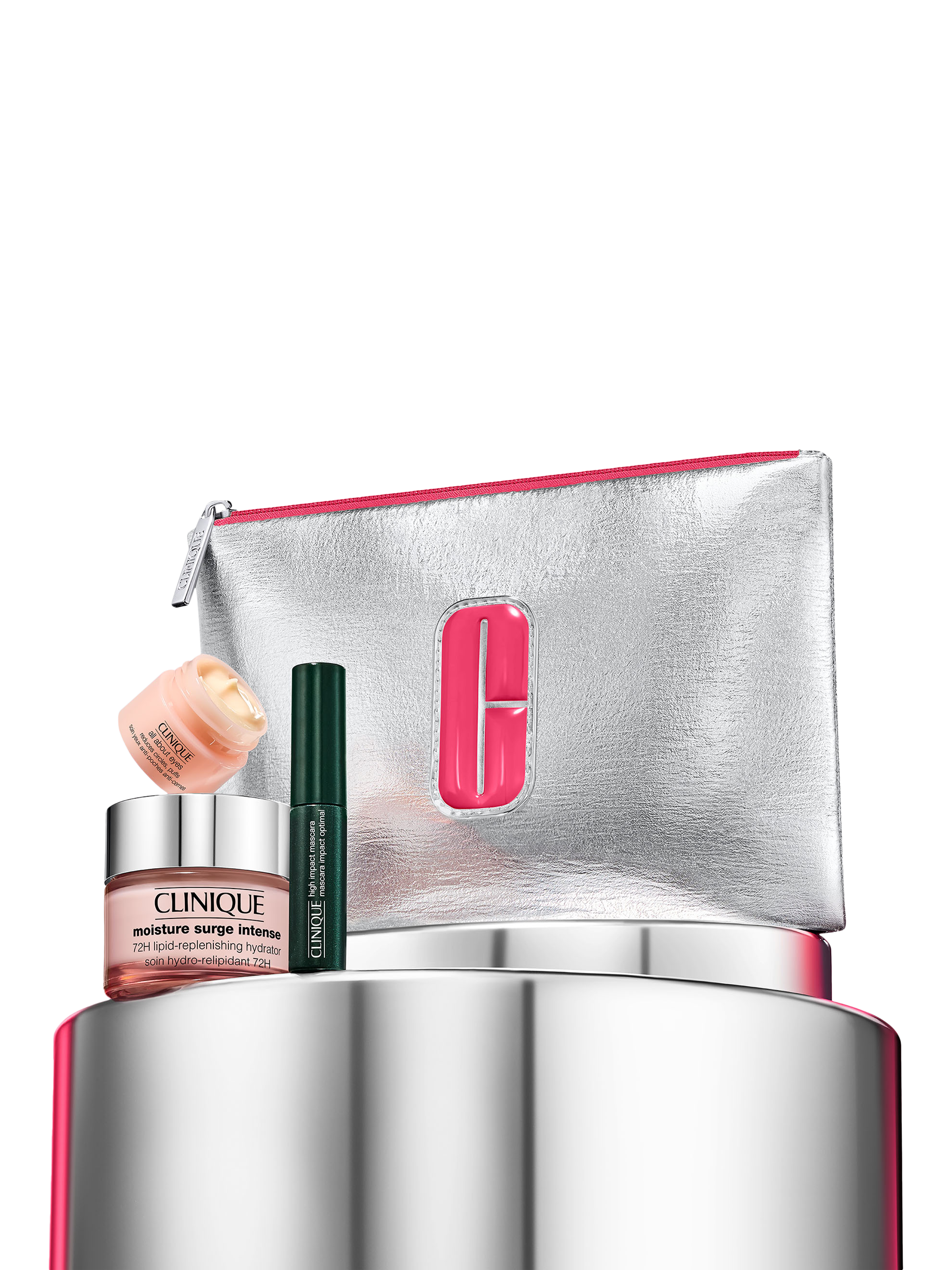 Product image 3 of 7, which shows Clinique Glow and Go Bold Skincare & Makeup Gift Set