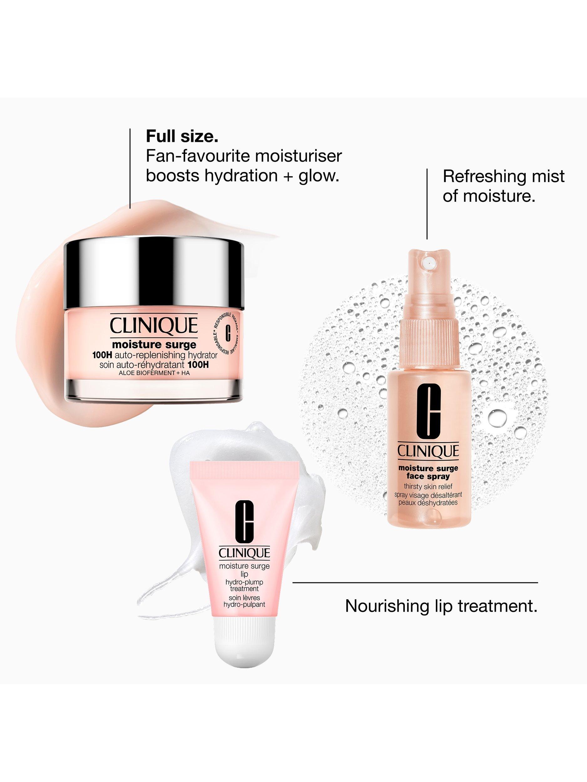 Product image 4 of 7, which shows Clinique Moisture Surge Megastars Skincare Gift Set