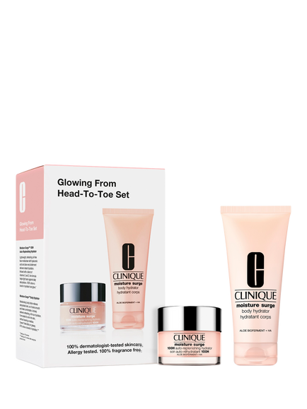 Clinique Glowing From Head To Toe Skincare Gift Set, 