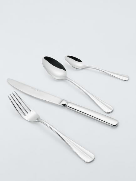 John Lewis Baguette Stainless Steel Cutlery Set, 16 Piece/4 Place Settings - view 2, Silver