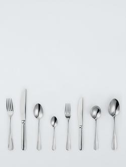 John Lewis Baguette Stainless Steel Cutlery Set, 44 Piece/6 Place Settings, Silver