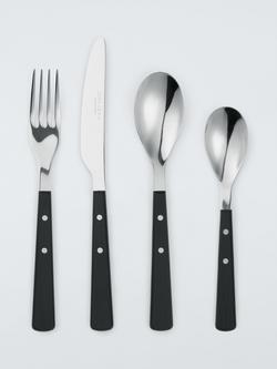 John Lewis Bevel Stainless Steel Cutlery Set, 16 Piece/4 Place Settings, Multi