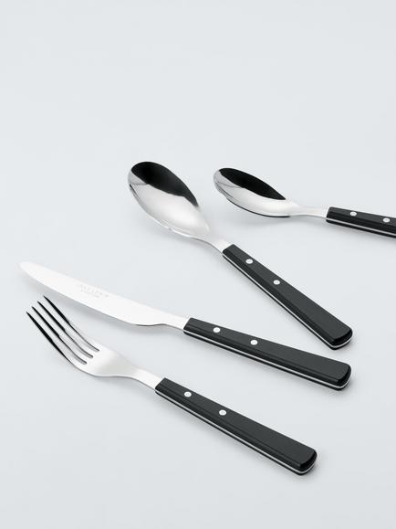 John Lewis Bevel Stainless Steel Cutlery Set, 16 Piece/4 Place Settings - view 2, Multi