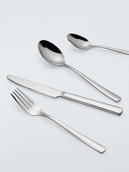 John Lewis Dine Stainless Steel Cutlery Set, 16 Piece/4 Place Settings - view 2, Silver