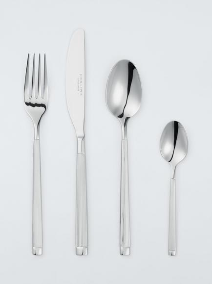 John Lewis Noble Stainless Steel Cutlery Set, 16 Piece/4 Place Settings, Silver