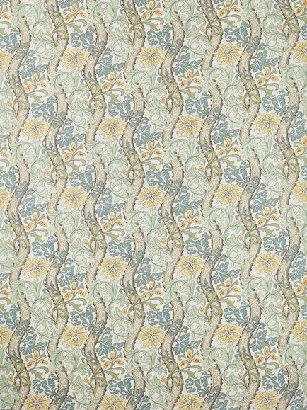 Morris & Co. Cornflower Furnishing Fabric, Lemon/Sage