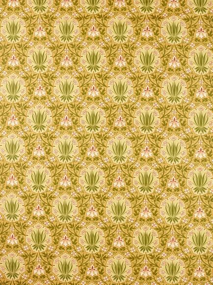 Morris & Co. Iris & Rose Furnishing Fabric, Gold