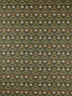 Morris & Co. Meda Iris Furnishing Fabric, Forest/Russet