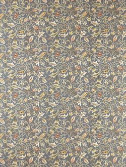 Morris & Co. Scrolling Tulip Furnishing Fabric, Slate/Apricot
