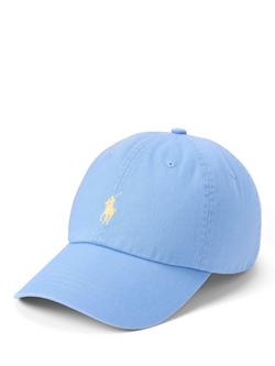 Ralph Lauren Cotton Logo Baseball Cap, Bristol Blue, Bristol Blue