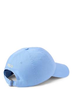 Ralph Lauren Cotton Logo Baseball Cap, Bristol Blue - view 2, Bristol Blue