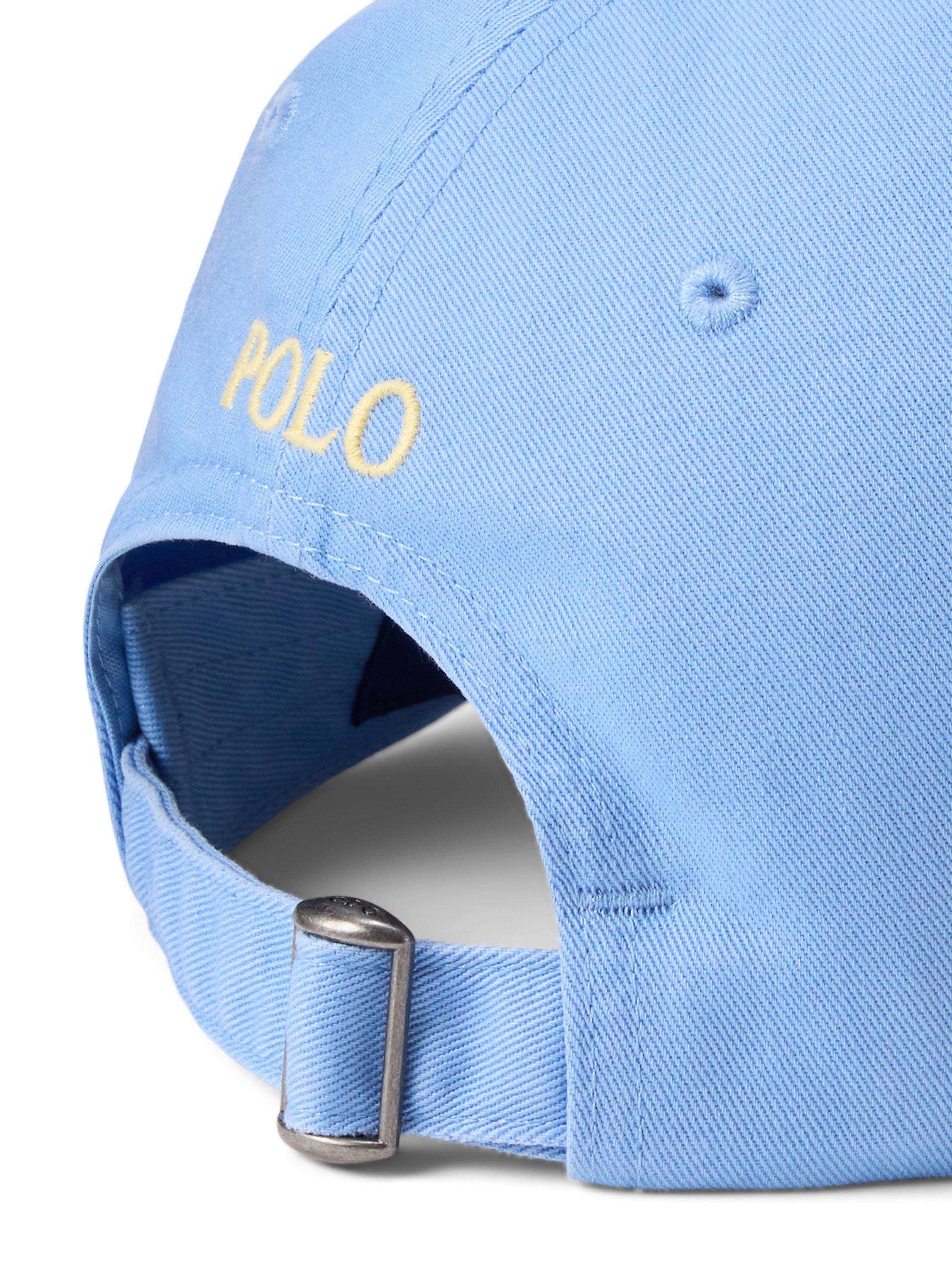 Product image 3 of 3, which shows Ralph Lauren Cotton Logo Baseball Cap, Bristol Blue