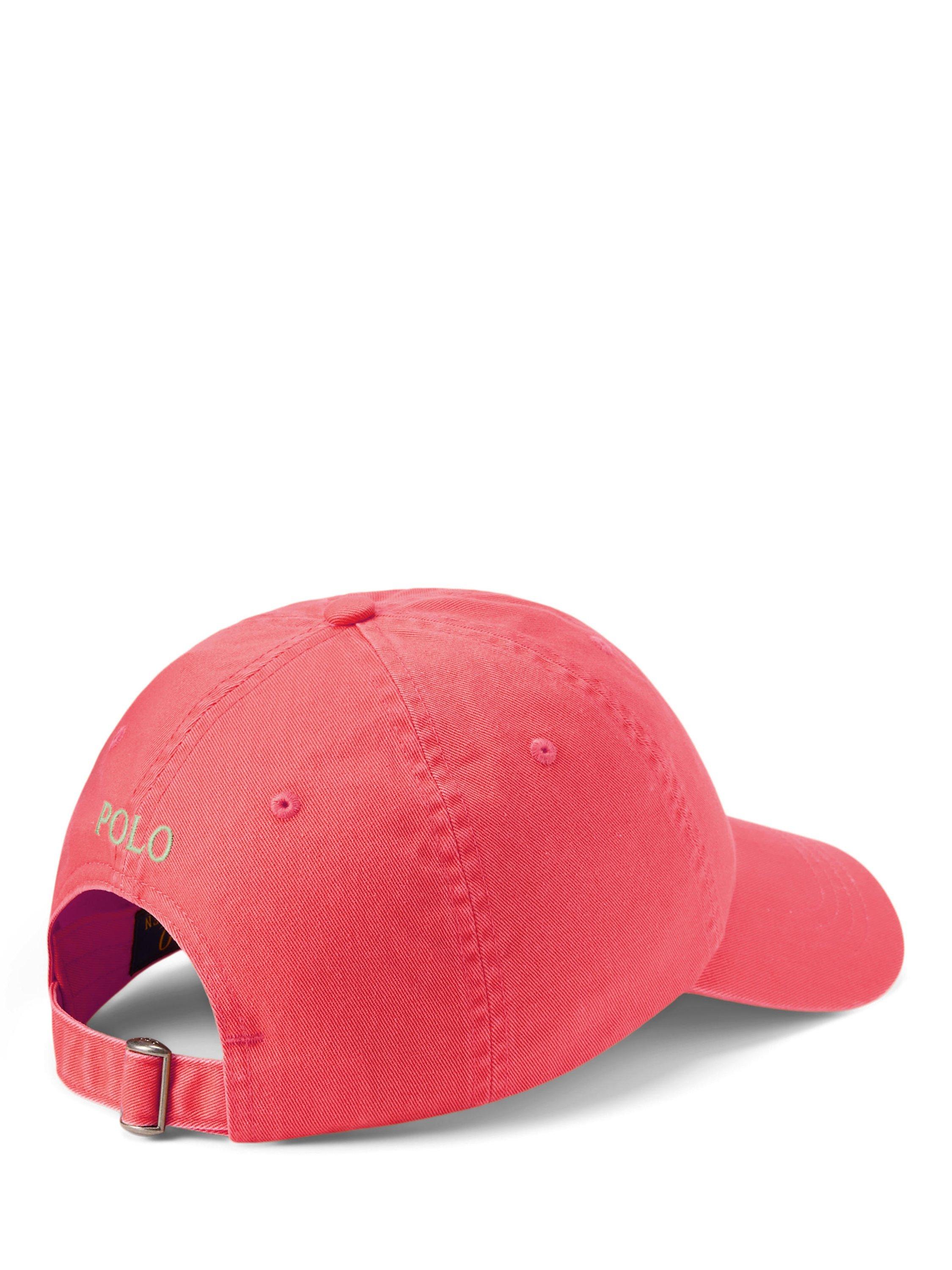 Product image 2 of 3, which shows Ralph Lauren Cotton Logo Baseball Cap, Red Sky