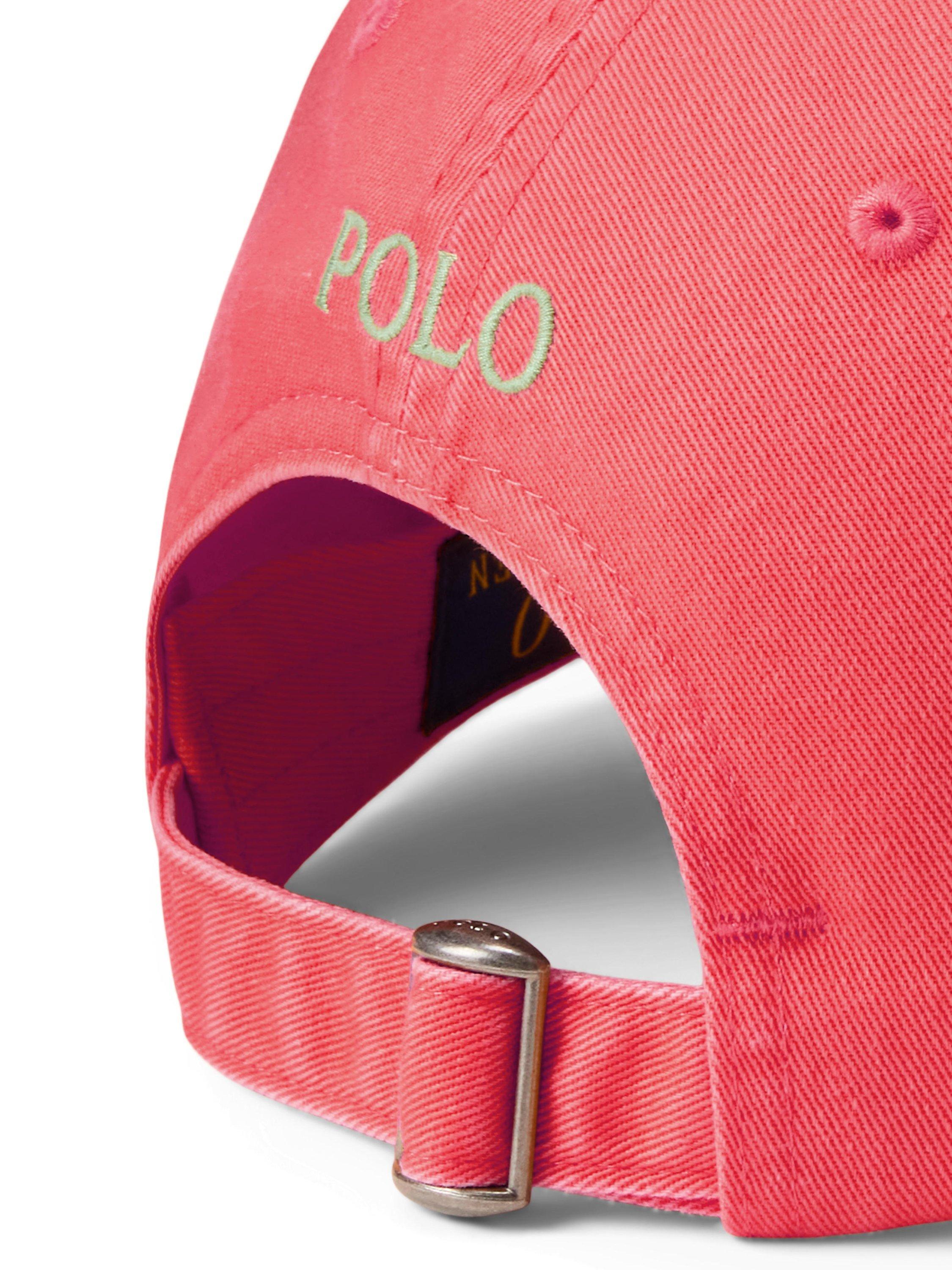 Product image 3 of 3, which shows Ralph Lauren Cotton Logo Baseball Cap, Red Sky