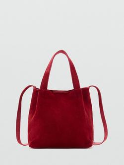 Mango Rouge Handbag, Red, Red