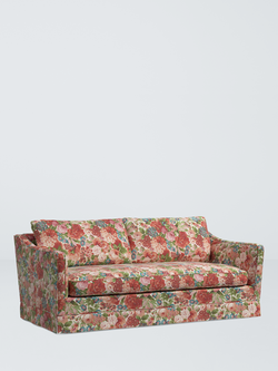 John Lewis x Sanderson Islington Newnham Courtney Medium 2 Seater Sofa, Rose And Peony Alum/Peach Putty
