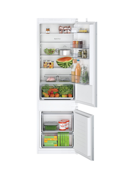 Bosch OUTLET Series 2 KIV87NSE0G Integrated 70/30 Fridge Freezer, Like New, White, White
