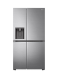 LG OUTLET GSLV71MCTD Freestanding 60/40 American Fridge Freezer, Like New, Matte Black