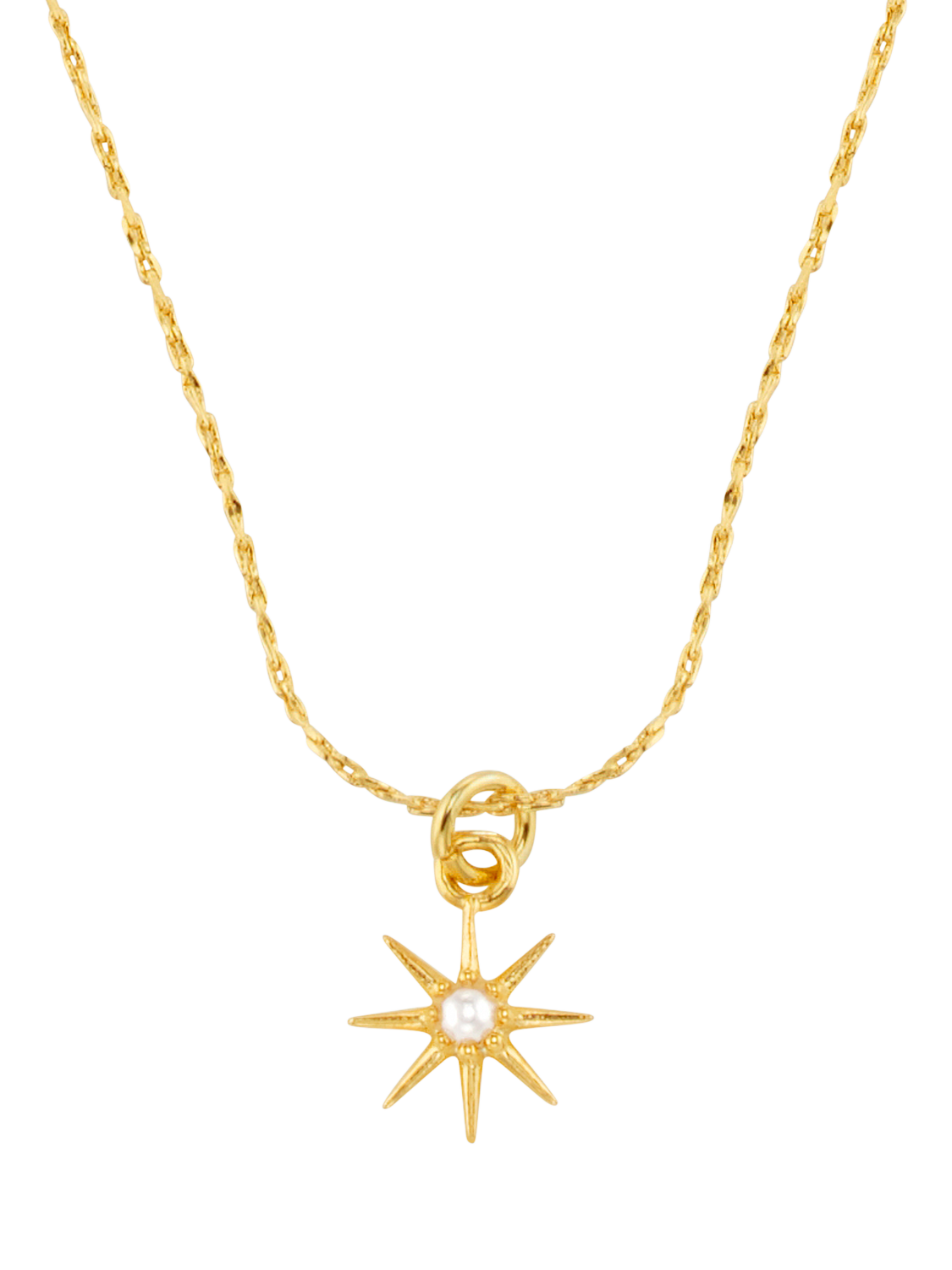 Product image 2 of 3, which shows Orelia Birthstone Pearl Necklace, June