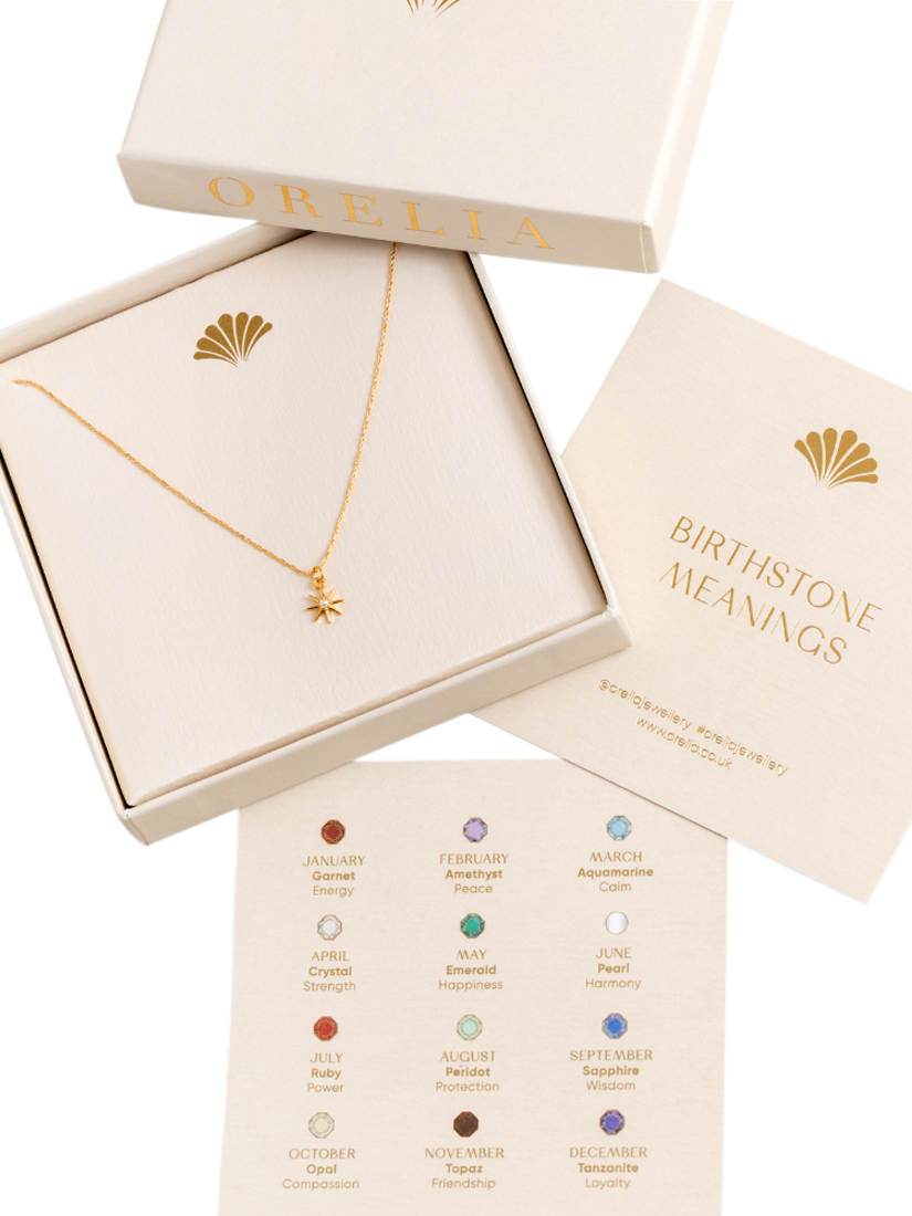 Product image 3 of 3, which shows Orelia Birthstone Pearl Necklace, June