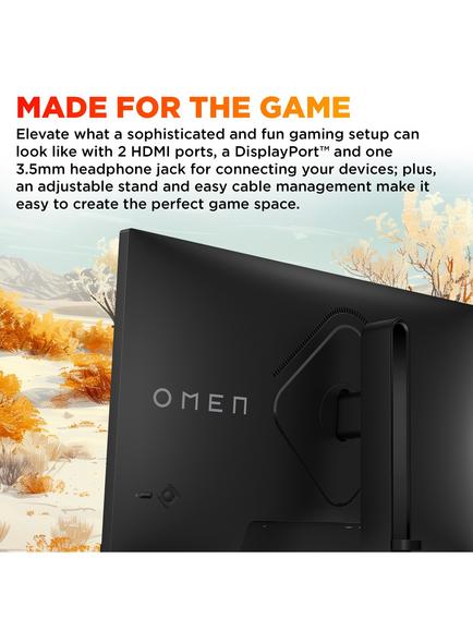 HP OMEN HDR Full HD Gaming Monitor, 27”, Black - view 2, Black