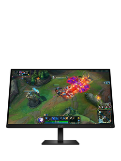 HP OMEN HDR Quad HD 180Hz Gaming Monitor, 27”, Black, Black