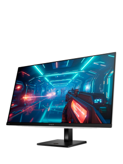 HP OMEN Transcend 32 OLED HDR 4K Ultra HD Gaming Monitor, 31.5”, Black Bezel; White - view 2, Black Bezel; White