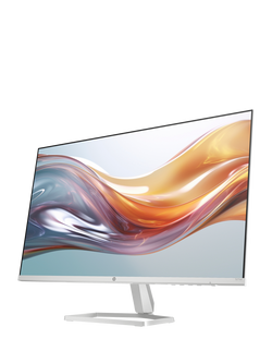 HP Series 5 Full HD Monitor, 27”, White/Silver Stand - view 2, White/Silver Stand