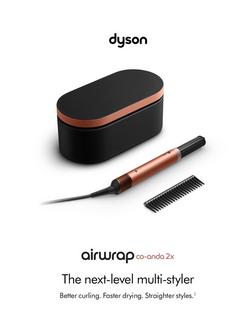 Dyson Airwrap Co-anda 2x™ Multi-Styler Straight+Wavy with Presentation Case, Amber Silk - view 2, Amber Champagne