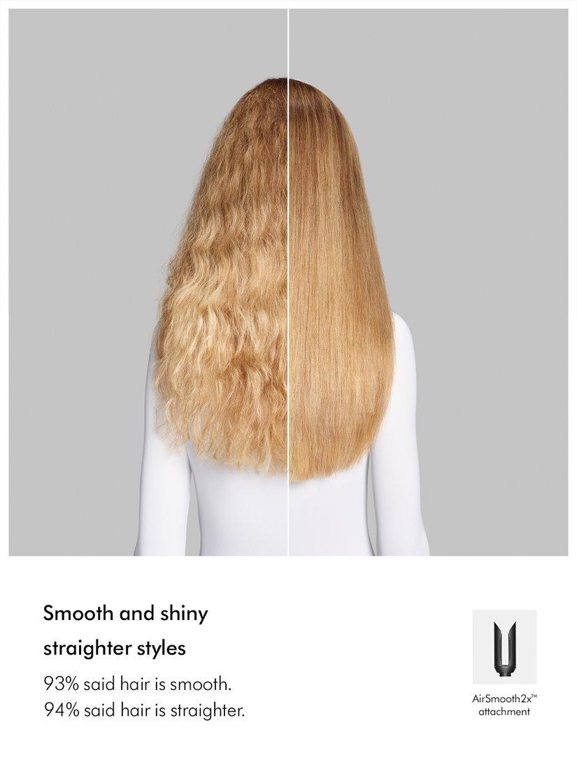 Product image 4 of 9, which shows Dyson Airwrap Co-anda 2x™ Multi-Styler Straight+Wavy with Presentation Case, Amber Silk