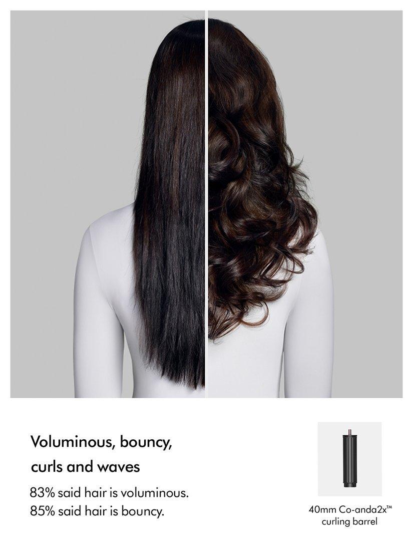 Product image 5 of 9, which shows Dyson Airwrap Co-anda 2x™ Multi-Styler Straight+Wavy with Presentation Case, Amber Silk