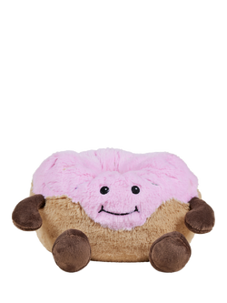 Warmies Doughnut Microwaveable Soft Toy, Pink Multi, Pink Multi