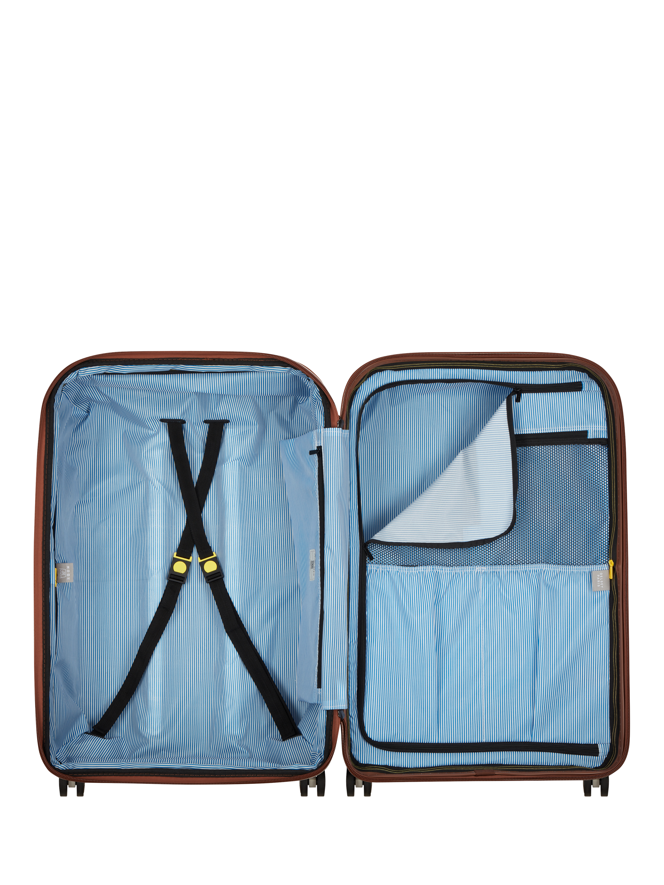 DELSEY Paris Carrousel 2.0 4-Wheel 77cm Large Suitcase, 110L, Off